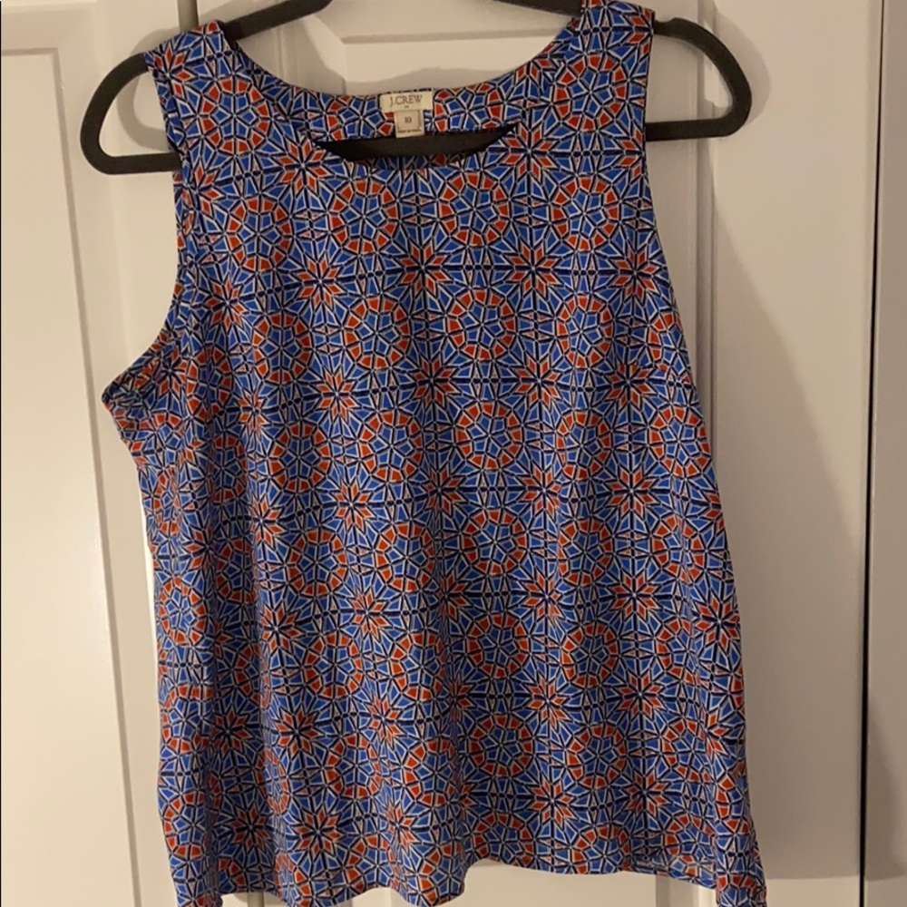 Jcrew patterned tank top